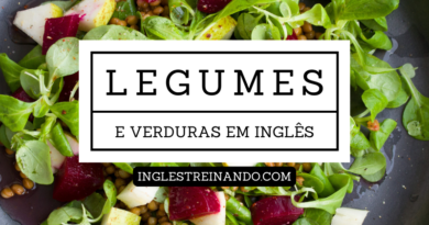 Nome dos legumes e verduras em inglês