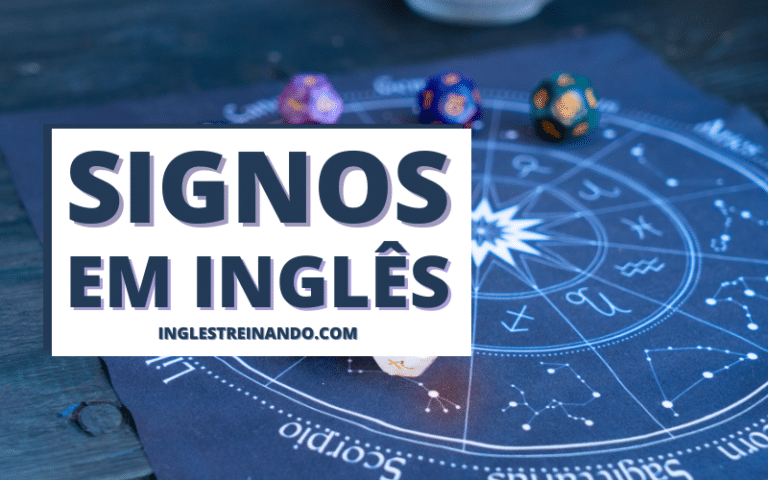 Signos em Inglês, inglês treinando