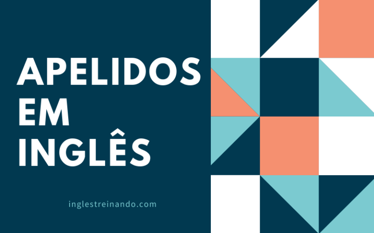 Apelidos carinhosos em Inglês