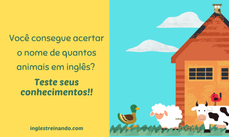 animais em inglês