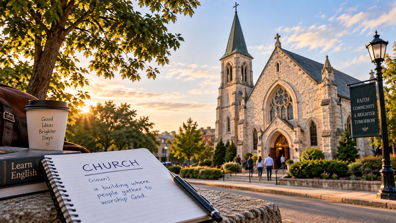 Igreja e vocabulário em inglês