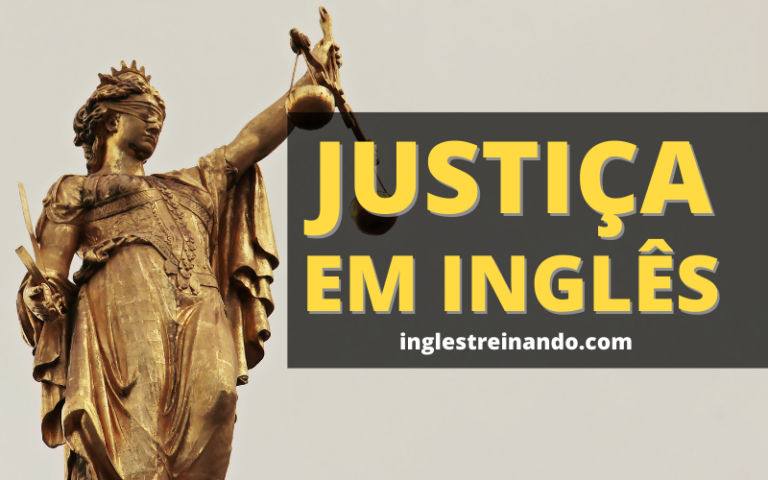 Vocabulário de justiça em inglês