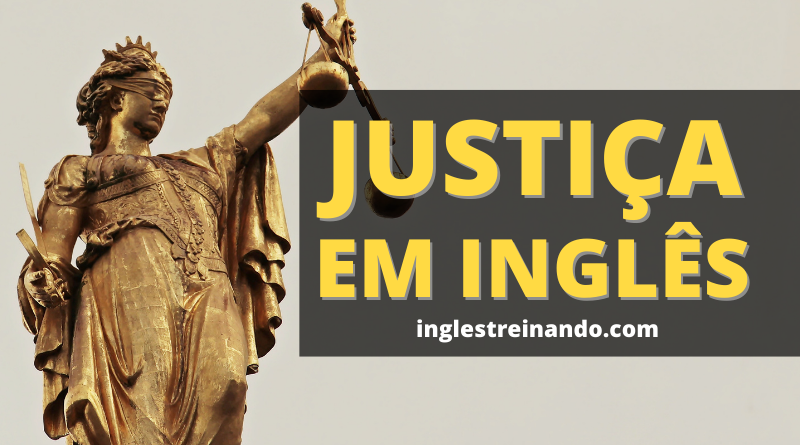 Vocabulário de justiça em inglês
