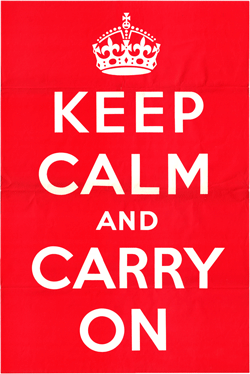 o que significa keep calm and carry on